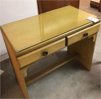 Small vintage wood desk 32" L X 29" tall 501-90