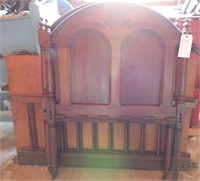 Antique Victorian Walnut Baby crib (for display/