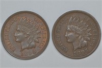 1897 and 1898 Indian Head Cents
