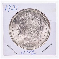 USA 1921 Silver Morgan Dollar UNC