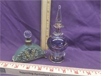 2 Perfume Bottles / decanters