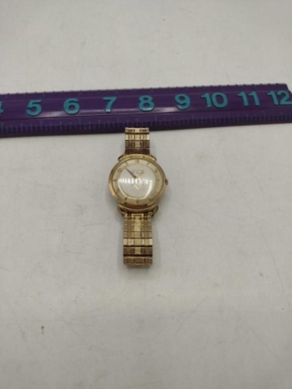10k Rolled Gold Plate Bulova Marked 23Jewels Watch