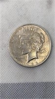 1922 Peace silver dollar