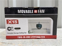 Movable Fan 2in1 Lighting/Fan