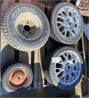 Pallet of 5 Tires Includes