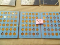 (49) Wheat, (22) Memorial Lincoln Cents in a