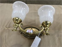 NEW Hinkley Sconce w/Glass Shades $400
