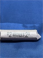 $2 unsearched nickel coin roll