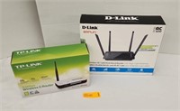 D-Link and TP-Link wireless Routers