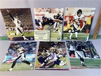 6 Baltimore Ravens signed photo lot