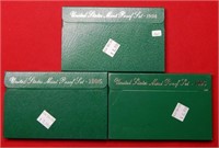 (3) US Mint Proof Sets - 1994-1995-1996