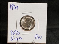 1954 Roosevelt Dime