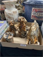 Animal figurine box lot