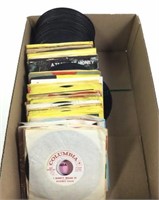 (50+) Assorted Vintage 45 Vinyl Records