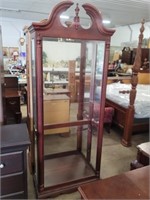 30" 19th Cent. Mirrored Display Curio Cabinet