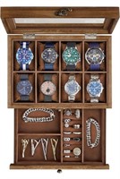 SONGMICS Watch Box with 8 Slots

2-Tier Wood