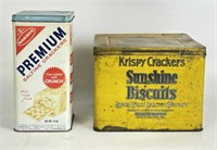 Vintage Cracker Tins - Nabisco & Krispy