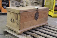 Wood Chest Approx 16"x39"x19"