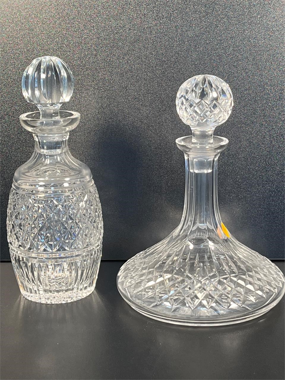 1 Waterford Decanter & 1 Crystal Decanter