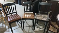 Wooden chairs