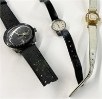 Lot of 3 Watches - Omega, Sindaco & Juvenia.
