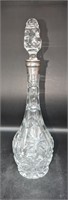 Vintage Cut Crystal Decanter w/ Stopper
