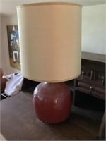 Pottery lamp