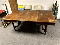 Antique Wooden Dining Room Table
