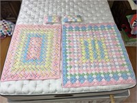 Handmade Baby Quilts & Pillows #108 Diamond