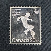 1/2 oz Fine Silver Bar- Olympics Comm. Stamp