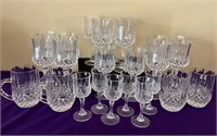 24 Pieces of Longchamp Cristal D’Arques-Durand