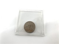 1946 Cuban silver 5 centavo coin