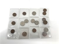 Mixed collection of early Canadian coinage all 20t
