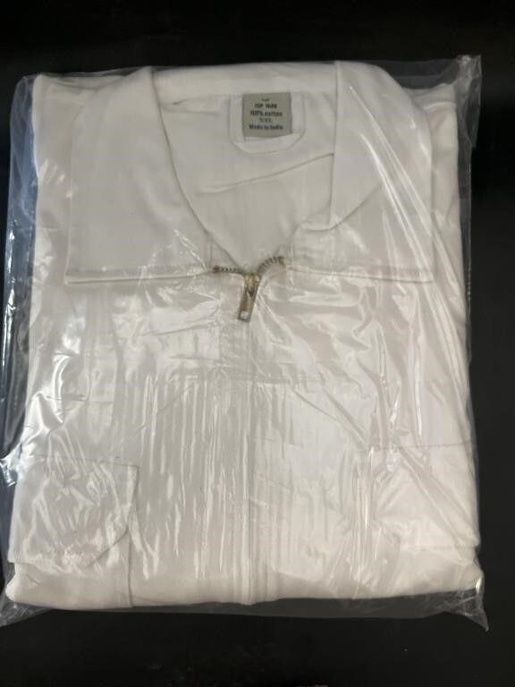 Pair of White Coveralls 5XL