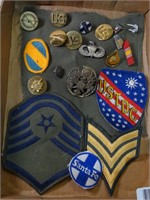 Train / Military Collectible Pins & Patches