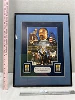 Martin Luther King Jr Framed Print & US Postage