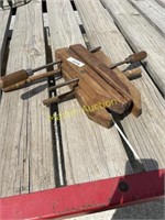 Vintage Wood Clamps (2) RW5