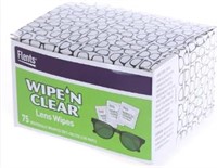 Flents Wipe N Clear Lens Wipes 75 Count