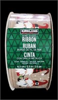 Kirkland Ribbon Wire-Edged Christmas Santa Gnomes