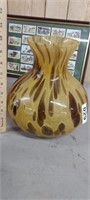 10" MURANO GLASS VASE, MADE IN ITALY