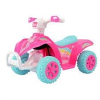 Barbie 6V Kids Ride on ATV  Ages 2-5  Pink