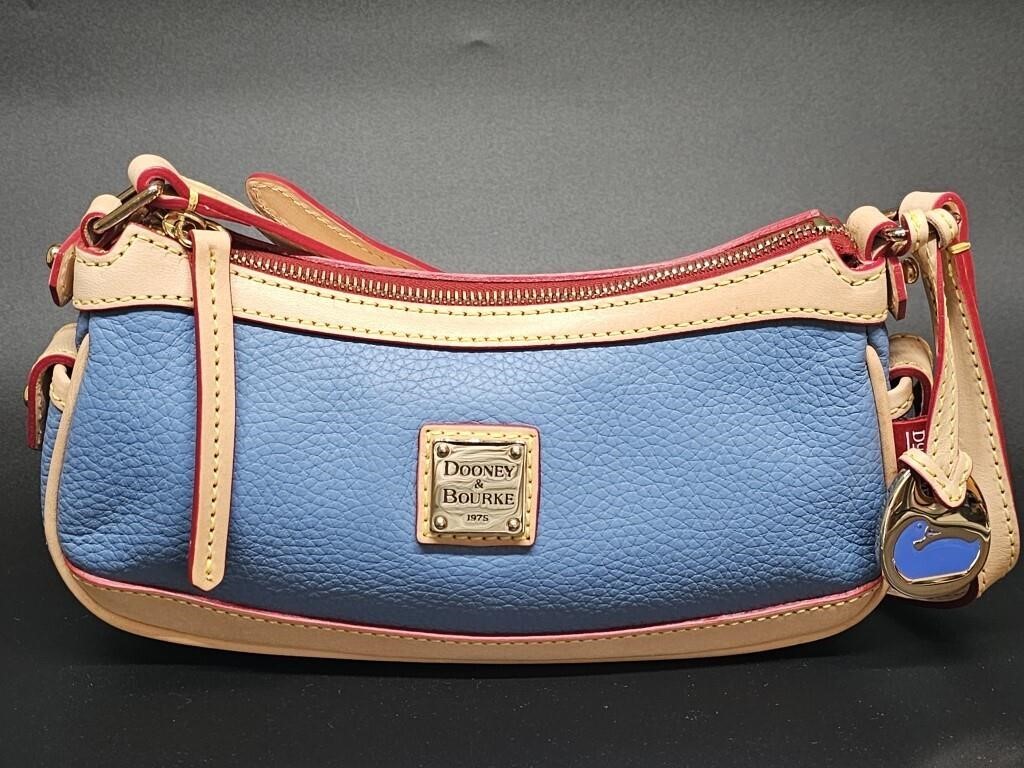 Dooney & Bourke Small Blue Handbag, Serial