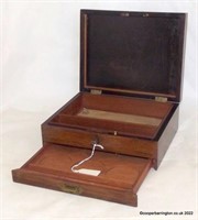 Victorian Rosewood Jewellery Chest /Gaming Box