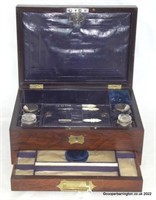 Victorian Rosewood Vanity Box,Jewelry Box