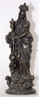 Salvatore Marchi Virgin Mary & Child Cast Bronze