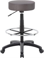 Drafting Stool in Charcoal Grey