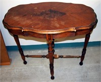 Vintage Hardwood End Table