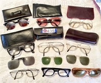 Eye glasses- 1950s thru 1980s...