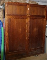 Custom Made Wood Cabinet 4 Doors-2 Drawers*