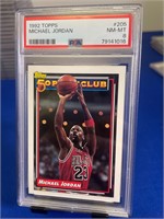 1992 Topps Michael Jordan PSA 8